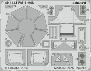Eduard BIG49416 FM-1 TAMIYA 1/48 – imagen 3