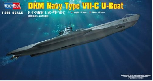 Hobby Boss 83505 Sous-marin de type VII-C de la marine DKM, échelle 1/350