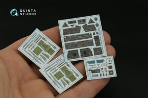 Quinta Studio QD48354 Mi-17 (Mi-8MT Export version) 3D-Printed &amp;amp; coloured Interior on decal paper (Zvezda) 1/48 – imagen 4
