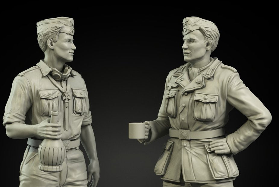 Panzer Art FI35-086 DAK tankers RK award ceremony set 1/35 – imagen 2