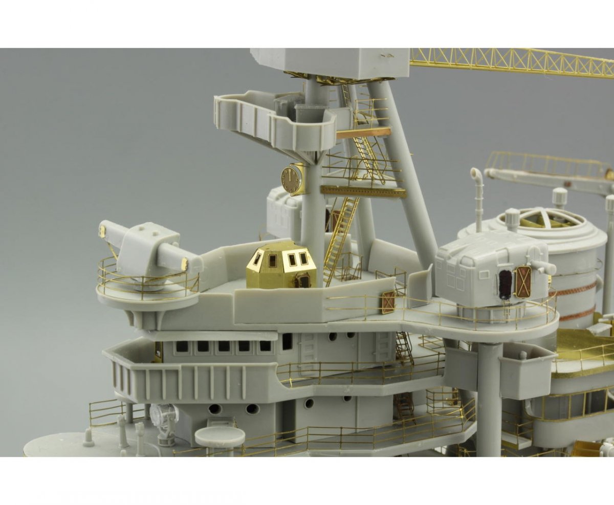 Eduard 53111 USS Arizona partie 5 - rambardes TRUMPETER 1/200 – image 5