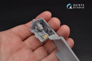 Quinta Studio QD48104 Bf 109G-6 3D-Printed &amp;amp; coloured Interior on decal paper (for Zvezda kit) 1/48 – imagen 5