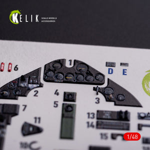 KELIK K48082 FM-1 Wildcat/Martlet Mk.V interior 3D decals for Tamiya kit 1/48 – imagen 4