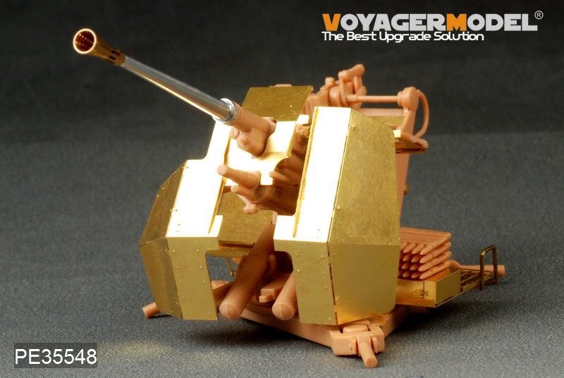 Voyager Model PE35548 WWII German 37mm FlaK37(B ver include Gun barrel）For HOBBY BOSS 1/35 – imagen 3