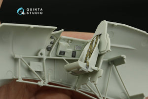 Intérieur imprimé en 3D et coloré sur papier décalcomanie (Revell) pour le Hawker Hurricane Mk.IIb (Quinta Studio QD32139), échelle 1/32 – image 6