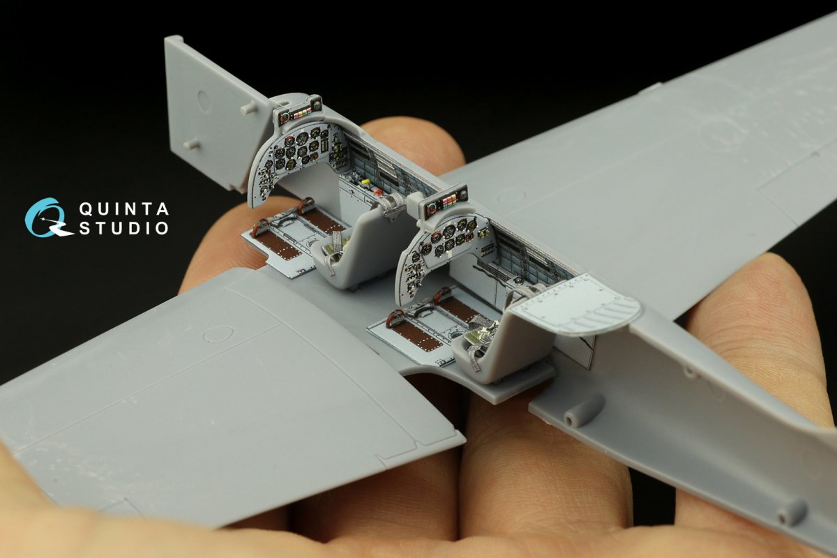 Quinta Studio QD48019 Yak-52 3D-Printed &amp;amp; coloured Interior on decal paper (ARK) 1/48 – imagen 10