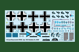 Hobby Boss 81809 Messerschmitt Bf109E Septembre 1940 1/18 – image 2