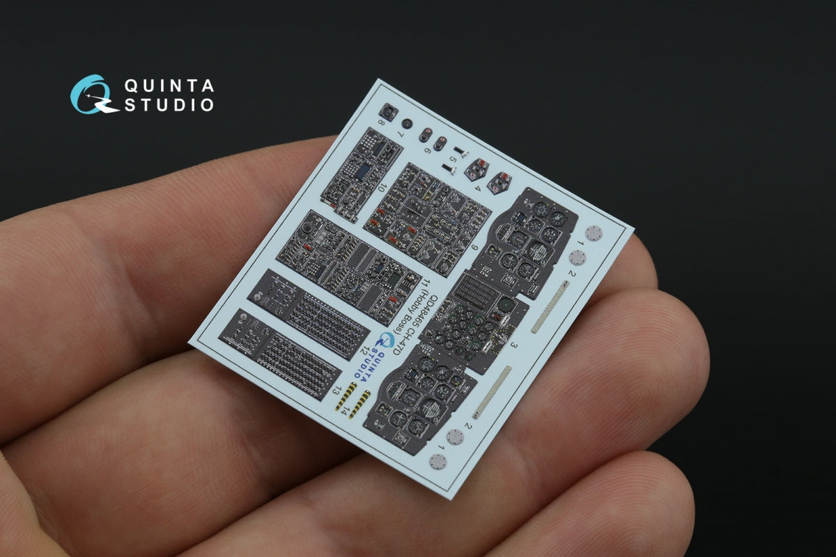 Quinta Studio QD48465 CH-47D 3D-Printed coloured Interior on decal paper (HobbyBoss) 1/48 – imagen 5