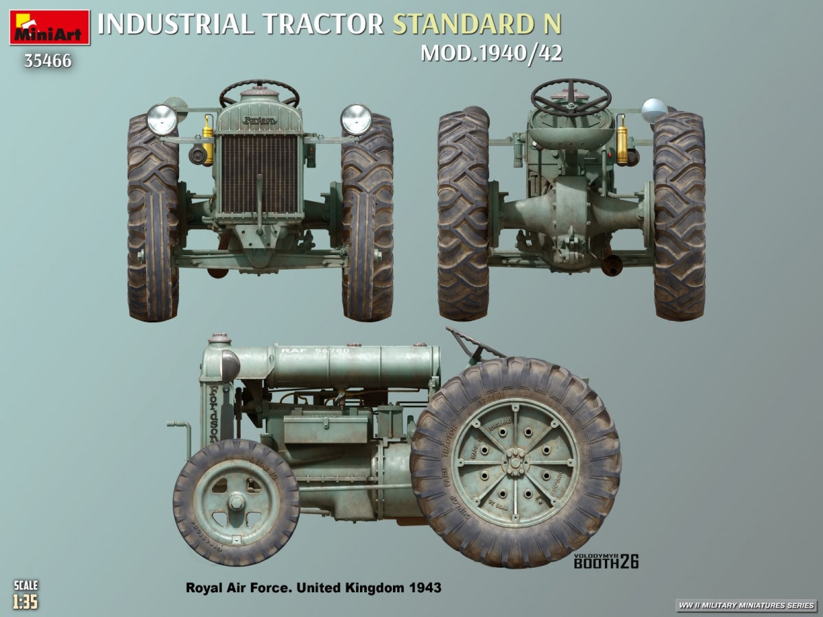 MiniArt 35466 Industrial Tractor Standard N Mod. 1940/42 1/35