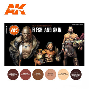 AK Interactive AK11621 FLESH AND SKIN COLORS – imagen 2