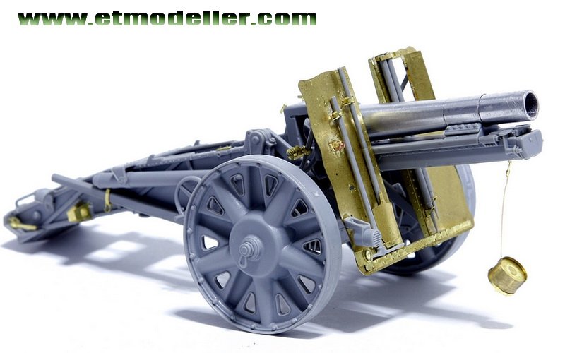 ET Modèle E35-016 Canon d&amp;#39;infanterie allemand sIG33 de 15 cm de la Seconde Guerre mondiale (Pour DRAGON 6259/6473) (1/35) – image 2