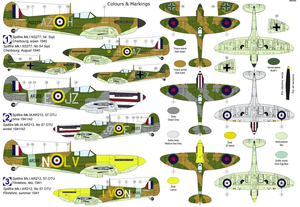 Kovozavody Prostejov KPM0276 Spitfire Mk.Ia „Special Markings“ 1/72 – Bild 2