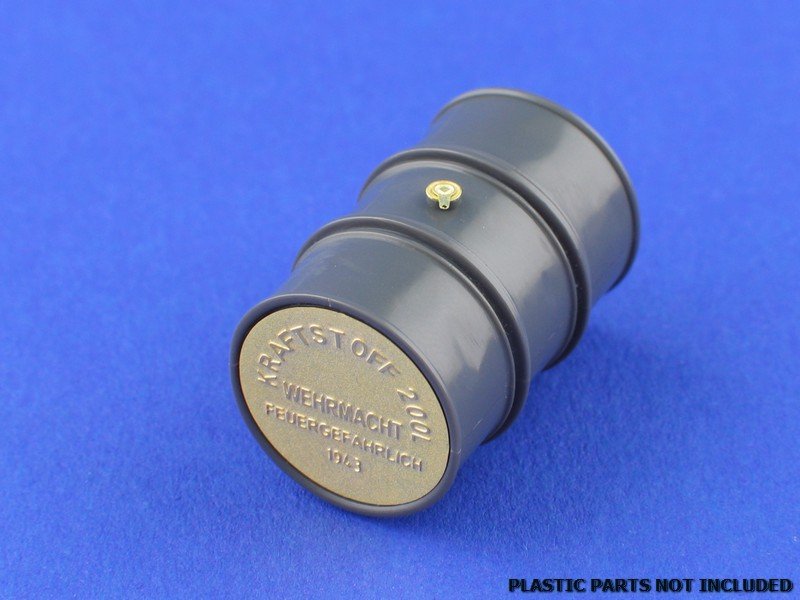 Aber 35A114 German WWII 200ltr. fuel drum covers 1/35 – imagen 3