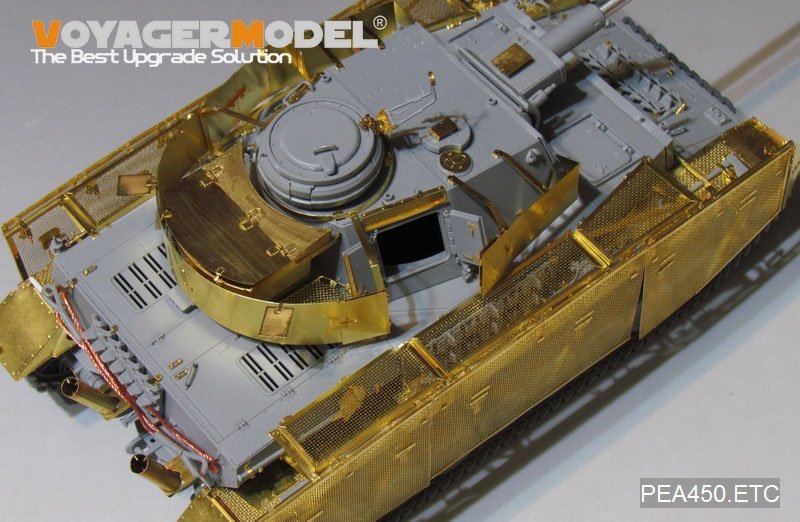 Voyager Model PEA450 WWII German Pz.Kpfw.IV Ausf.J &amp;quot;Thoma shields&amp;quot; wire mesh schürzen (Last Production) (FOR Boder 35008) 1/35 – imagen 7