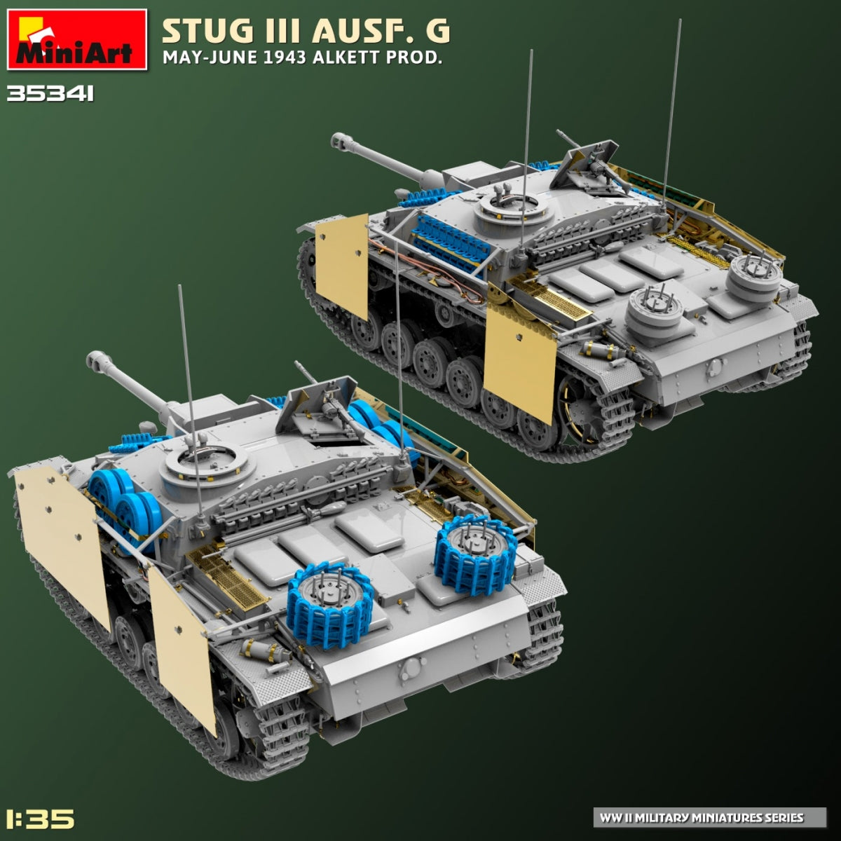 MiniArt 35341 STUG III AUSF. G MAY-JUNE 1943 ALKETT PROD. 1/35 – imagen 9