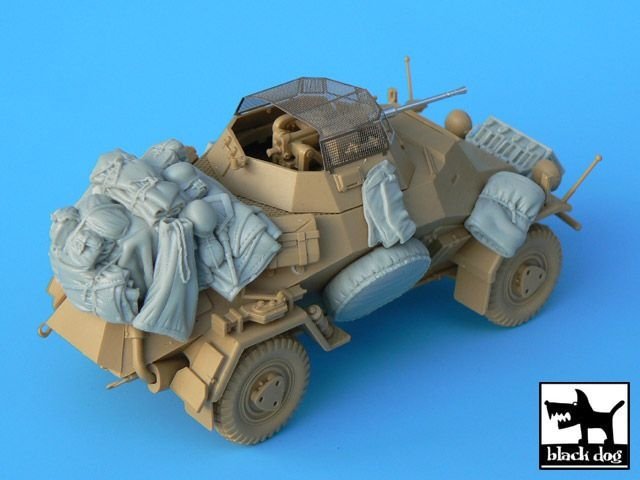 Black Dog T35003 Sd.Kfz. 222 &amp;amp; 223 accessories set for Tamiya kits 1/35 – Bild 2