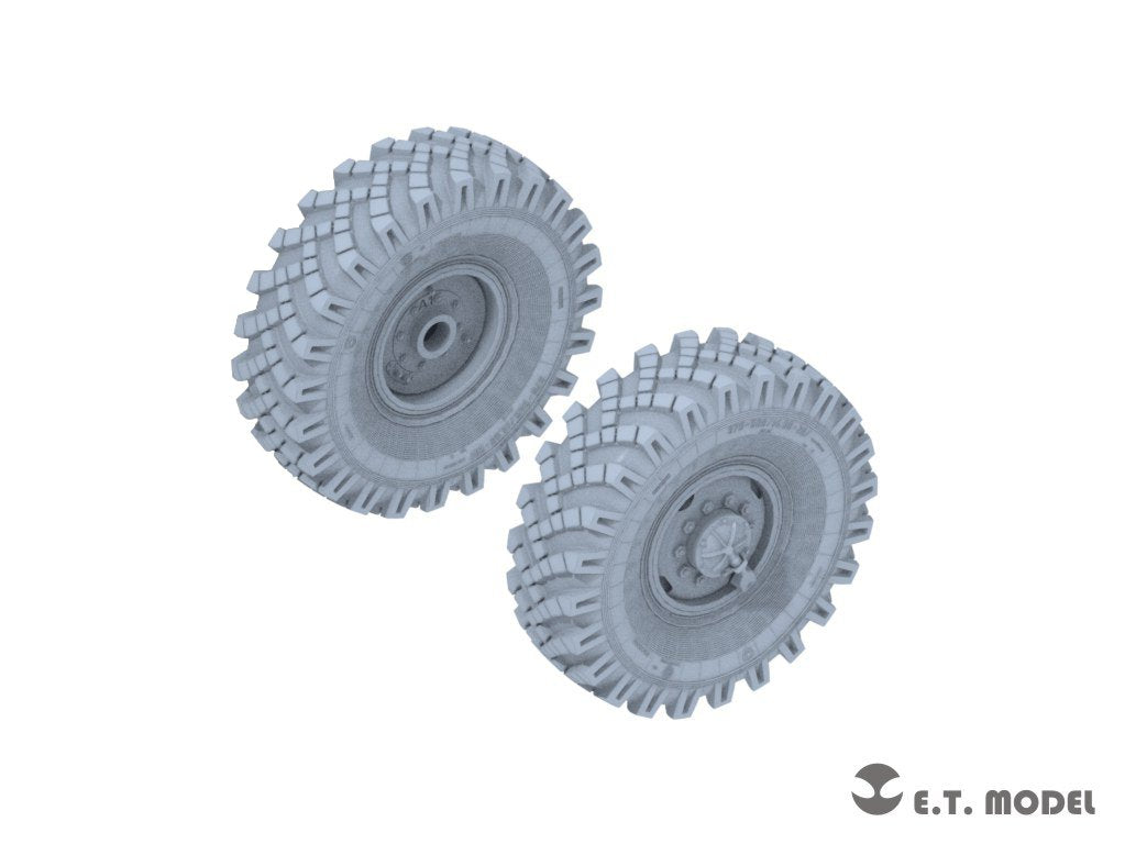 E.T. Model P35-116 Russian URAL-4320 Truck Weighted Road Wheels(3D Printed) For TRUMPETER Kit 1/35 – imagen 4