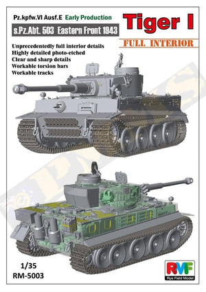 Rye Field Model 5003 Pz.kpfw.VI Ausf. E Tiger I Early Production (full interior) – imagen 3