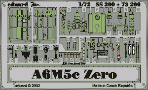 Eduard 73200 A6M5c Zero 1/72 HASEGAWA