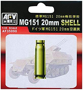 AFV Club 35090 Ensemble de douilles de 20 mm MG 151