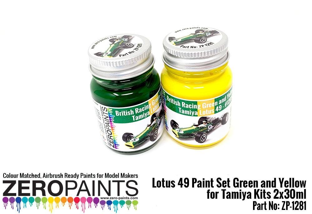 Coffret de peinture Zero Paints ZP-1281 Lotus 49 (Tamiya) 2 x 30 ml