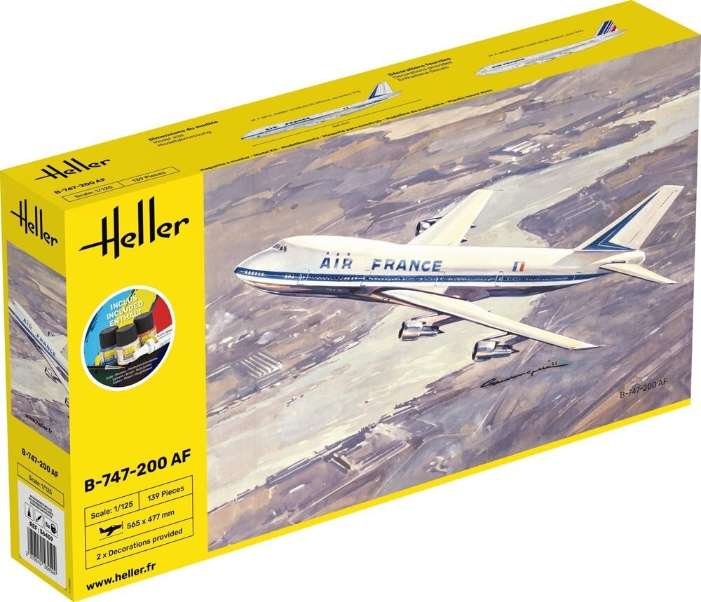 Heller 56459 Starter Kit - B-747-200 AF 1/125 – imagen 2