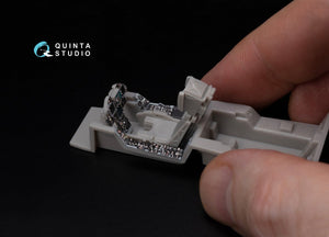 Quinta Studio QDS-48283 F/A-18A/C (première version) Intérieur imprimé en 3D et coloré sur papier décalcomanie (Hasegawa) (Petite version) 1/48 – image 6