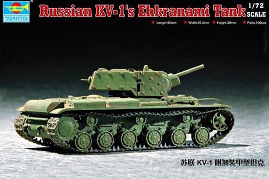 Trumpeter 07230 Soviet KV-1S Ehkranami 1/72