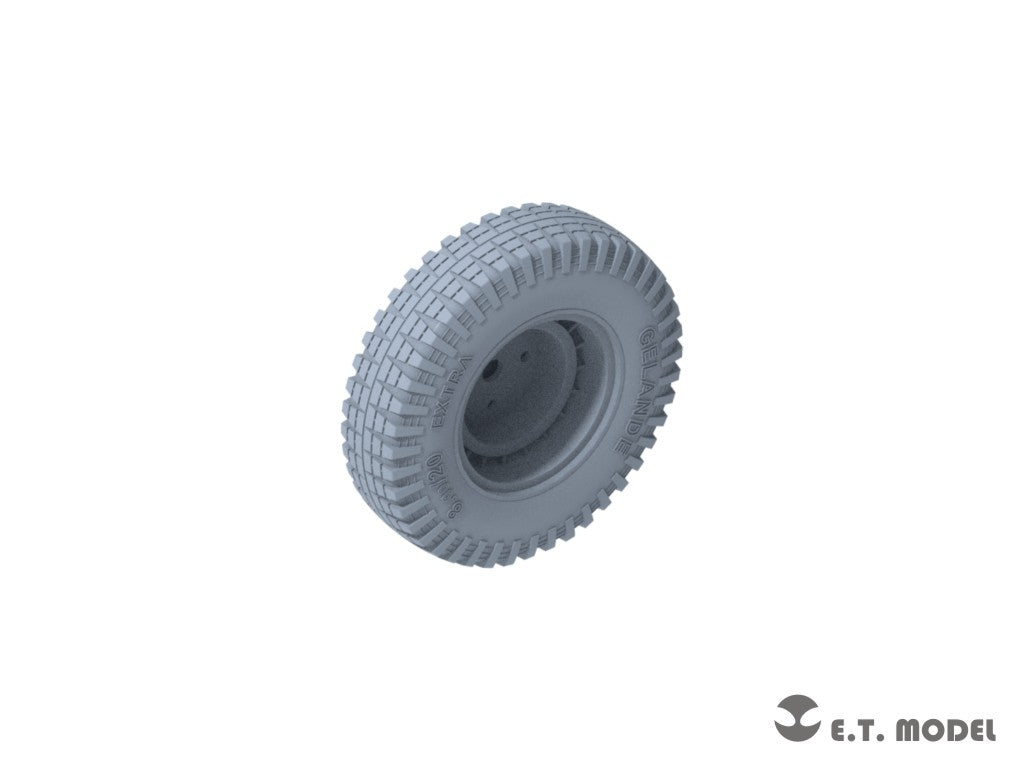E.T. Model P35-101 WWII German Sd.Kfz.234 Small Diameter Weighted Wheels Type.1 1/35 – imagen 5