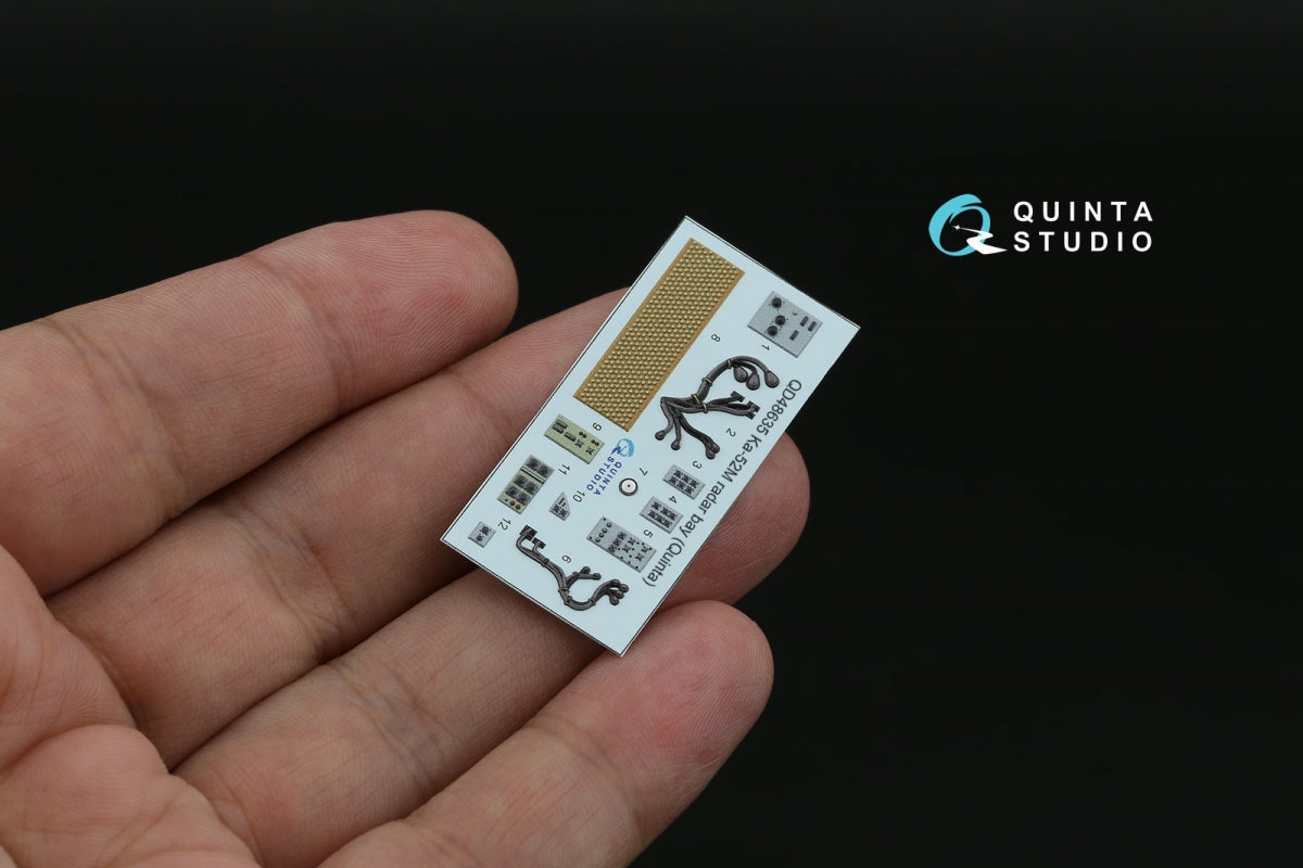 Quinta Studio QD+48635 Ка-52М radar bay with nose cone (Quinta Models) (with 3D-printed resin parts) 1/48