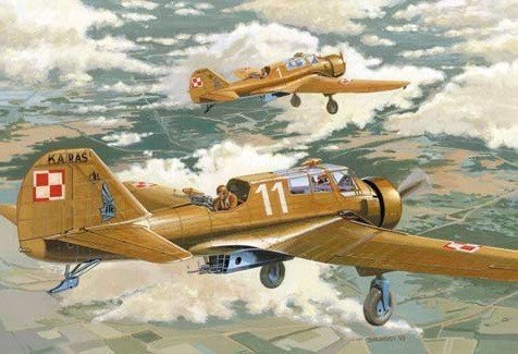 Mirage Hobby 481303 Bombardier polonais PZL-23A début (1/48)