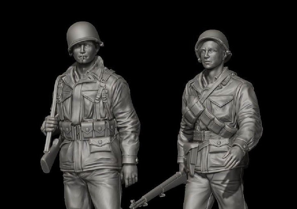 Panzer Art FI35-095 US Soldiers in M43 uniform set 1/35 – imagen 2