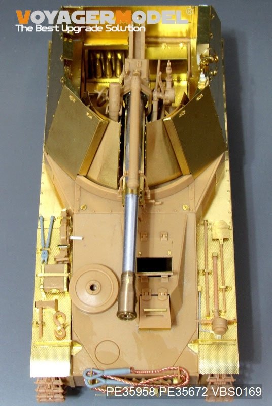 Voyager Model PE35958 WWII German self-propelled howitzer Wespe basic For TAMIYA 35200/35358 1/35 – immagine 12