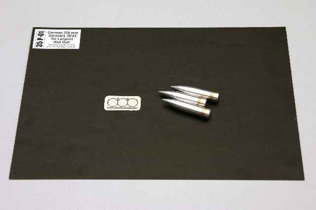 Aber 35P-01 German 280mm Grenates 39/42 for Leopold Rail Gun – immagine 2