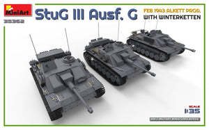 Mini Art 35362 StuG III Ausf. G FEB 1943 ALKETT PROD. WITH WINTERKETTEN 1/35 – zdjęcie 4
