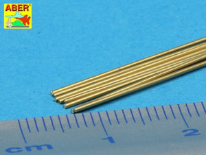 Aber BR06 Brass round rods 0,60 mm length 250 mm x 8 pcs. – imagen 5