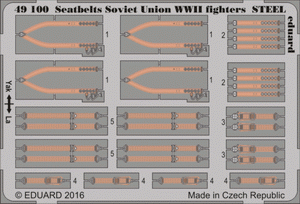 Eduard BIG49342 Seatbelts WWII Allied AF STEEL 1/48 – imagen 4