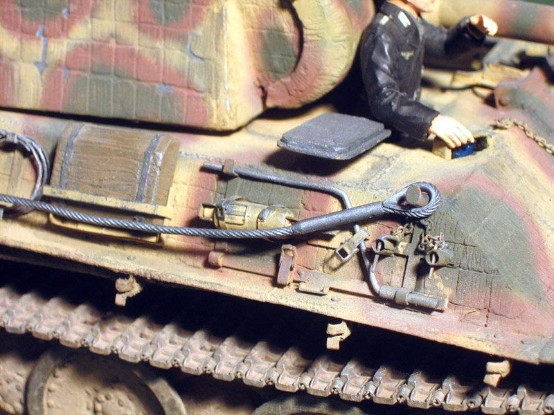 Eureka XXL ER-2501 Towing cable for Pz.Kpfw.V Panther Ausf.G Tank 1/25 – immagine 7