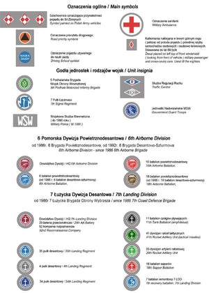 ToRo Model 35D68 - Polish Army vehicles Unit insignia, registration numbers 76 pattern &amp;amp; stencils 1/35 – Bild 2