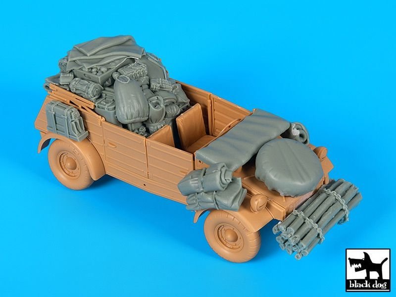 Black Dog T35219 Kübelwagen Africa Corps accessories set 1/35 – imagen 4
