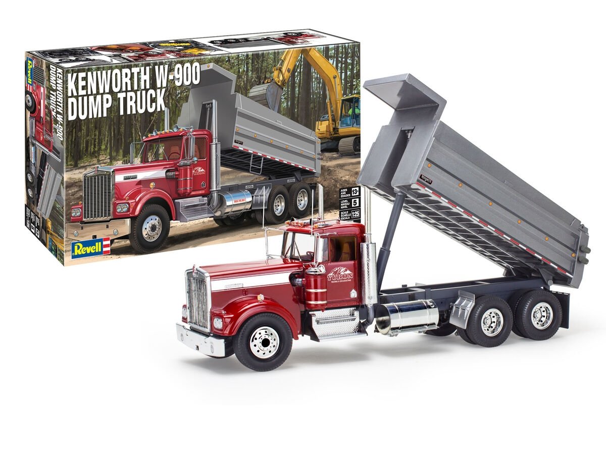 Revell 12628 Kenworth W-900 Dump Truck 1/25 – imagen 2