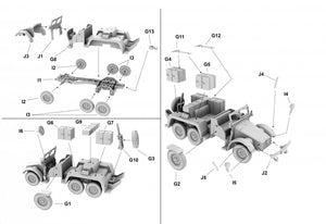 Premier à combattre le PL051 allemand Krupp Protze Kfz. 69 camion (1/72) – image 3