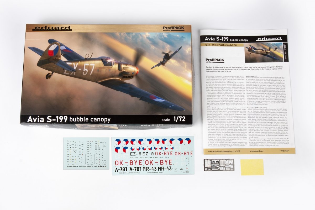 Eduard 70151 Avia S-199 bubble canopy 1/72 – image 3