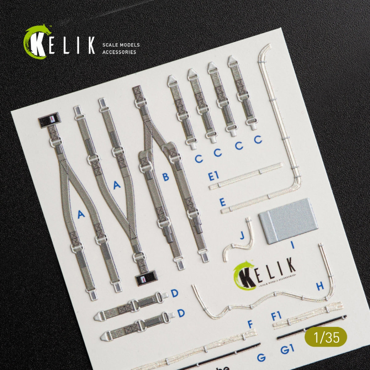 KELIK K35009 CH-54A TARHE INTERIOR 3D DECALS FOR ICM KIT 1/35 – Bild 3