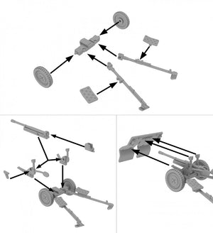 First to Fight PL025 - Bofors 37mm 1/72 – immagine 2