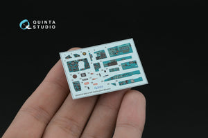 Quinta Studio QD+48578 MiG-21MF Fishbed-J (Gorkiy plant) 3D-Printed &amp;amp; coloured Interior on decal paper (Eduard) (with 3D-printed resin parts) 1/48 – zdjęcie 8