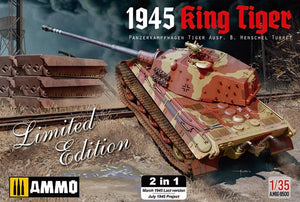 Munitions du Mig Jimenez 8500 King Tiger Ausf. Tourelle B. Henschel 1945 1/35