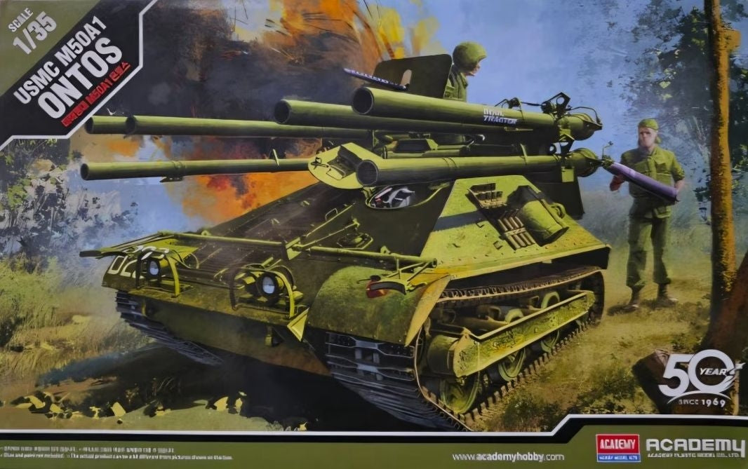 Academy 13218 U.S.M.C. M50A1 Ontos 1/35