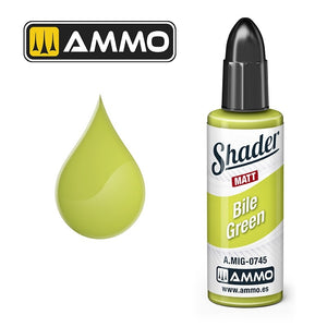 Munitions de Mig Jimenez A.MIG 0745 Bile Green Shader Matt