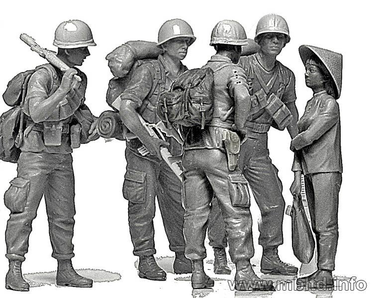 Master Box 3599 US Marines &amp;quot;Patrolling&amp;quot; (Vietnam War series) 1/35 – imagen 11
